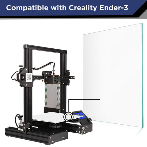 Cama de cristal para Impresoras 3D Ender 3/5/Pro/3X