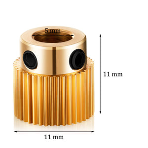 Rueda extrusora para impresora 3D